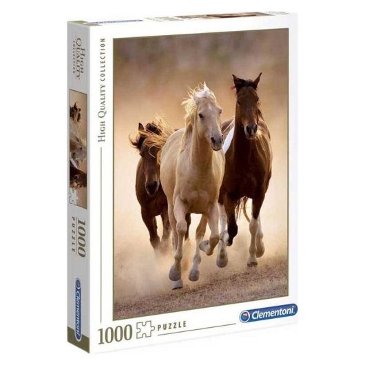 Puzle de 1000 piezas Clementoni Animales Caballos para adultos