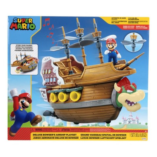 Juego de manualidades Super Mario Aeronave Deluxe Bowser 39 cm