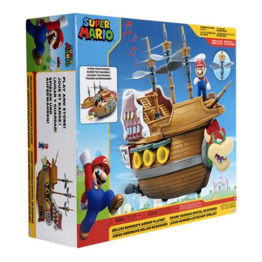 Juego de manualidades Super Mario Aeronave Deluxe Bowser 39 cm