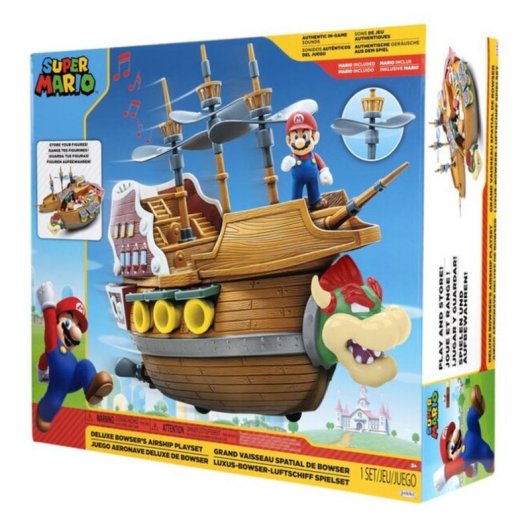 Juego de manualidades Super Mario Aeronave Deluxe Bowser 39 cm