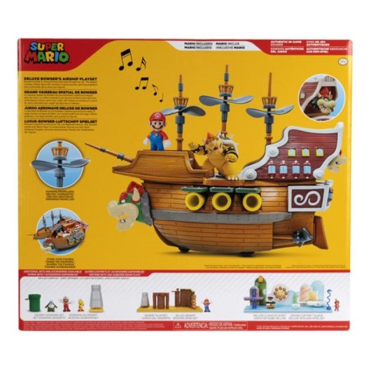 Juego de manualidades Super Mario Aeronave Deluxe Bowser 39 cm