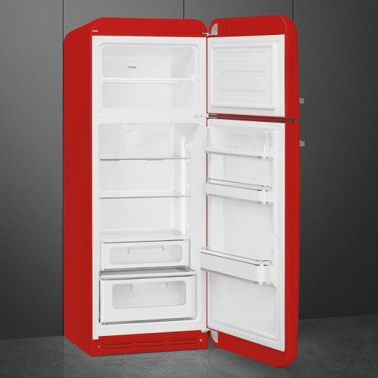 Frigorífico dos puertas Smeg FAB30RRD6 Defrost 172cm 294L C Rojo