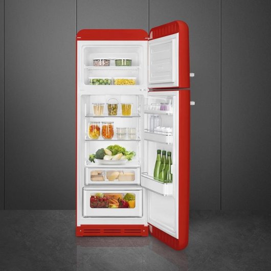 Frigorífico dos puertas Smeg FAB30RRD6 Defrost 172cm 294L C Rojo