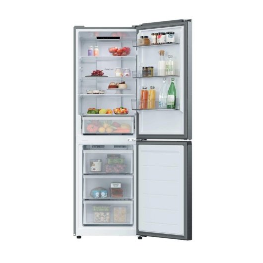 Frigorifero Combi Candy CNCQ2T6S18DX Total No Frost 185cm 315L D Inox
