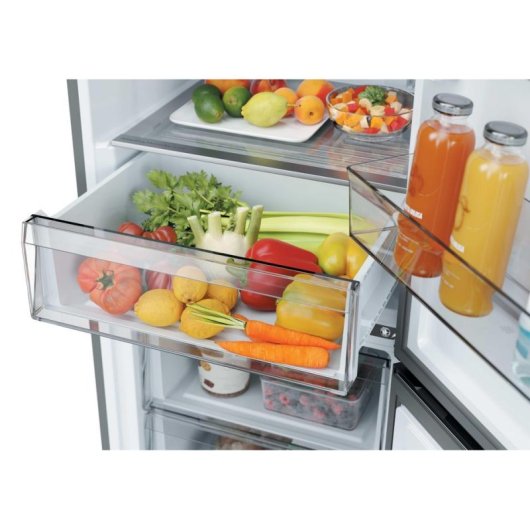 Frigorifero Combi Candy CNCQ2T6S18DX Total No Frost 185cm 315L D Inox