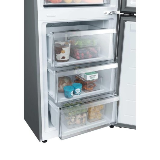 Frigorifero Combi Candy CNCQ2T6S18DX Total No Frost 185cm 315L D Inox