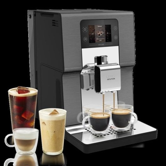 Caffettiera superautomatica Krups EA879N 2,5 L 15 Bar 2 Tazze Nero Metallico