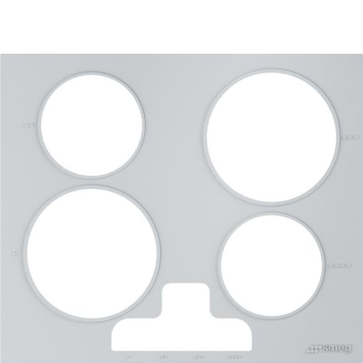 Tapa para cocina Smeg KITCVRI con mandos frontales gris 469 mm