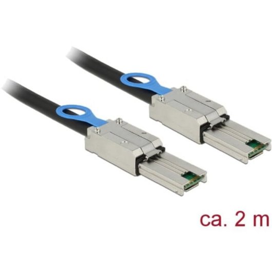 Cavo Mini SAS SFF-8088 DeLOCK 2 m Nero