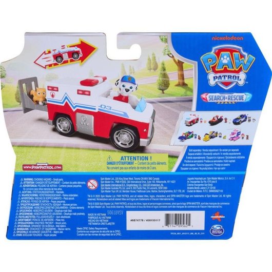 Veicolo Giocattolo Patrulla Canina Search & Rescue Marshall SPIN MASTER