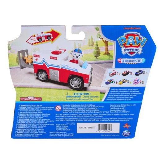 Veicolo Giocattolo Patrulla Canina Search & Rescue Marshall SPIN MASTER