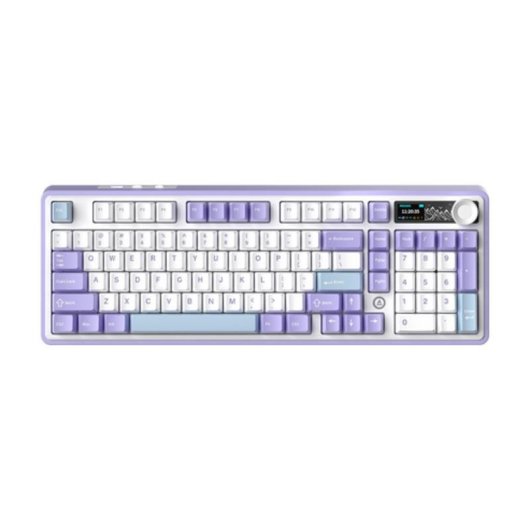 Teclado AJAZZ AK980 V2 mecânico sem fios e com fios USB + RF + Bluetooth QWERTY