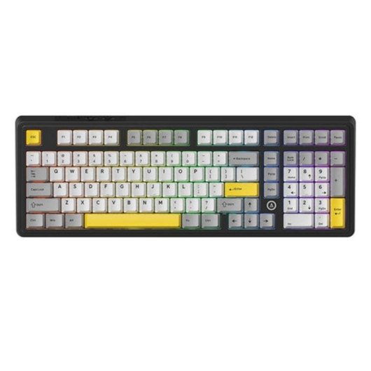 Teclado AJAZZ AK980 V2 mecânico sem fios e com fios 98% QWERTY