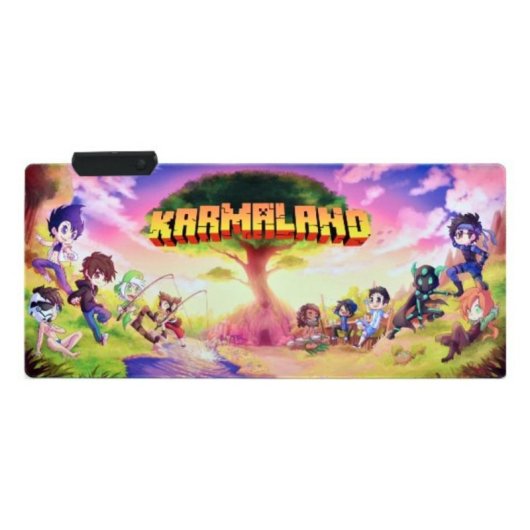 Alfombrilla Gaming Maillon Technologique Karmaland XXL RGB 900x400mm
