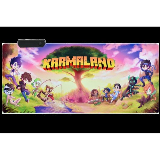 Alfombrilla Gaming Maillon Technologique Karmaland XXL RGB 900x400mm