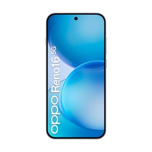 OPPO Reno16 5G 8GB 512GB 6.32" Blanc Étui et chargeur inclus