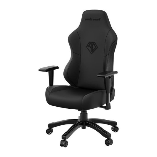 Silla para videojuegos Anda Seat Phantom 3, 90 kg, reposabrazos ajustables, Negro