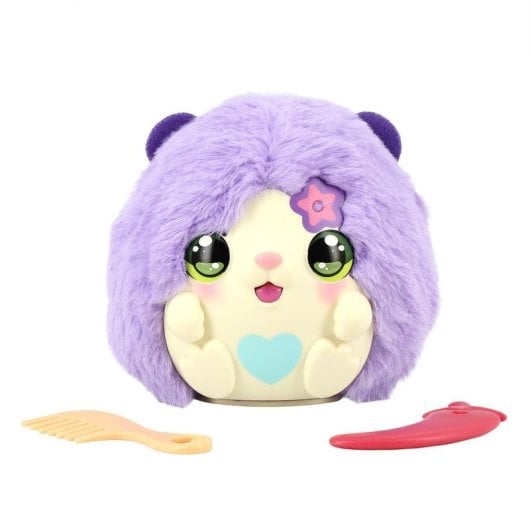 Juguete Interactivo Jumbo Kiss-meez Hamster Lila Sonoro 3 Años