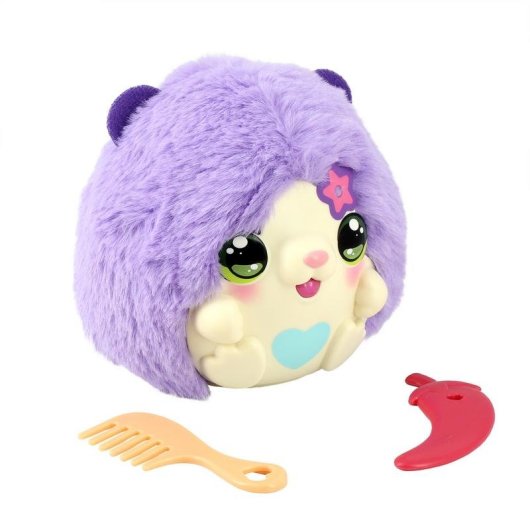 Juguete Interactivo Jumbo Kiss-meez Hamster Lila Sonoro 3 Años