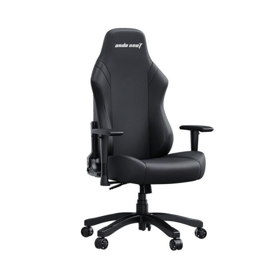 Butaca de jeu Anda Seat Luna, 100 kg, dossier réglable, accoudoirs, Noir