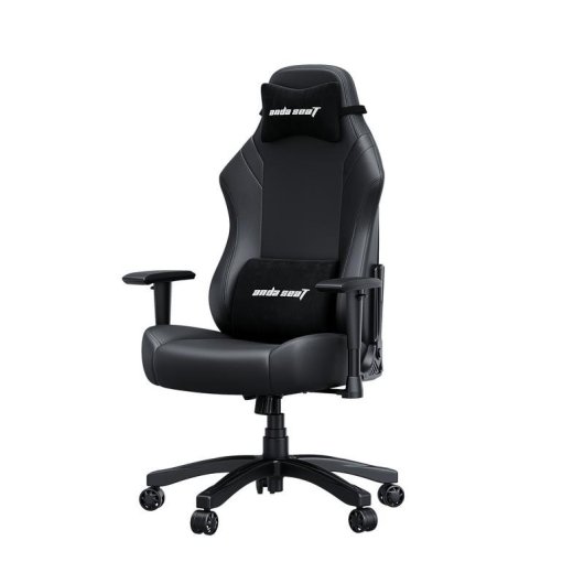 Butaca de jeu Anda Seat Luna, 100 kg, dossier réglable, accoudoirs, Noir