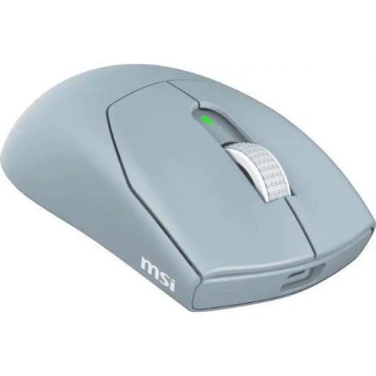 Souris MSI Forge GM340 Wireless Ambidextre 12000 DPI Bleu Clair 6 Boutons