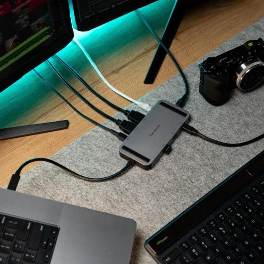 Dock für Laptops Targus DOCK429GL USB4 140 W Dual HDMI 8K