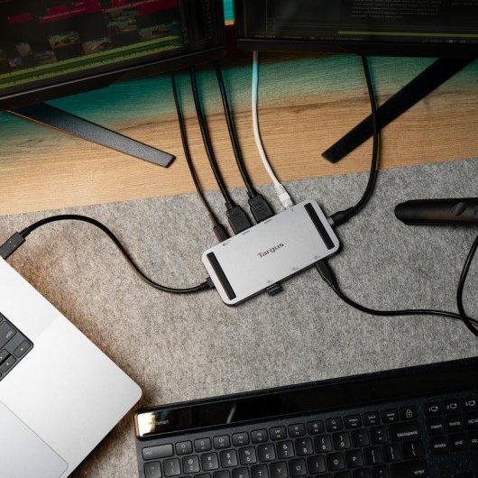 Dock für Laptops Targus DOCK429GL USB4 140 W Dual HDMI 8K