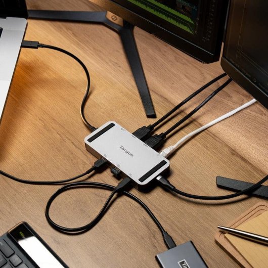 Dock für Laptops Targus DOCK429GL USB4 140 W Dual HDMI 8K