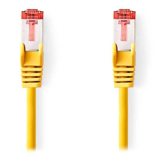 Cable réseau Nedis CCGL85221YE100 Cat6 S/FTP 10 m Rouge Jaune