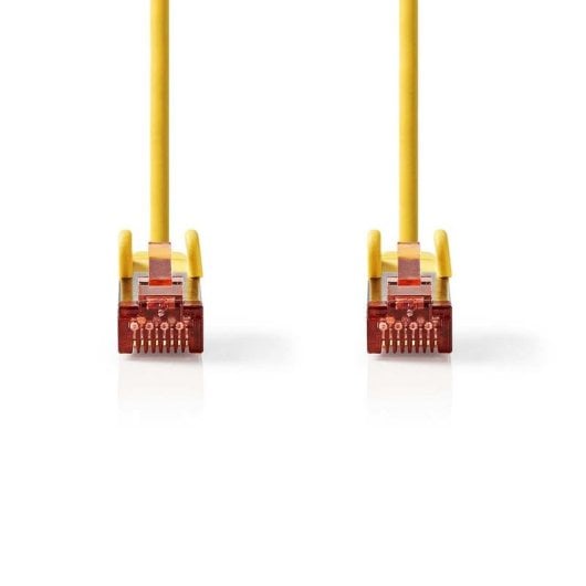 Cable de red Nedis CCGL85221YE10 Cat6 S/FTP 1 m Rojo/Amarillo