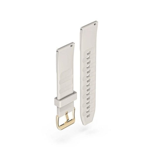 Armband Hama für Smartwatch Beige Silikon und Edelstahl