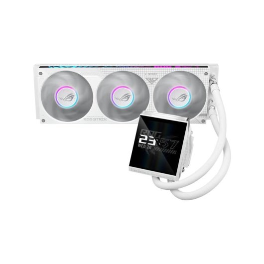 Flüssigkeitskühlung ASUS ROG Strix LC IV 360 ARGB LCD Weiß 360mm 3 Lüfter