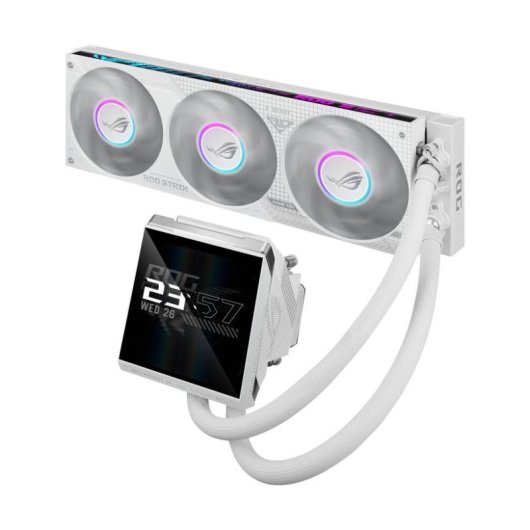 Flüssigkeitskühlung ASUS ROG Strix LC IV 360 ARGB LCD Weiß 360mm 3 Lüfter
