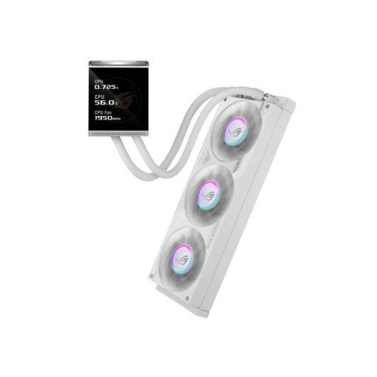 Flüssigkeitskühlung ASUS ROG Strix LC IV 360 ARGB LCD Weiß 360mm 3 Lüfter