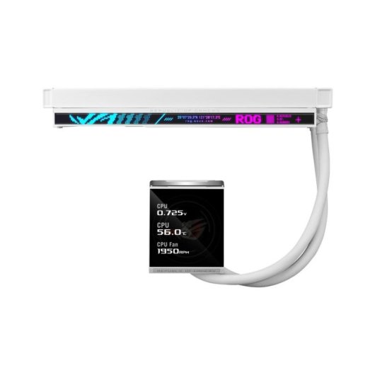 Flüssigkeitskühlung ASUS ROG Strix LC IV 360 ARGB LCD Weiß 360mm 3 Lüfter