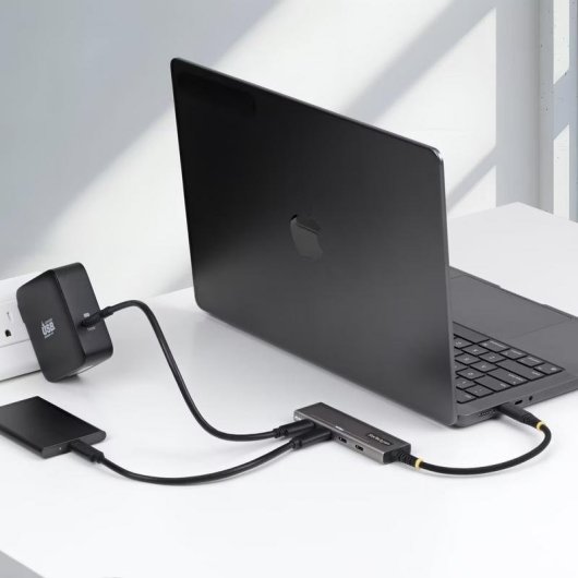 Hub StarTech 4 Ports USB 3.2 Gen 2 10 Gbps Modell 309B-USBC-HUB mit 100 W Ladefunktion