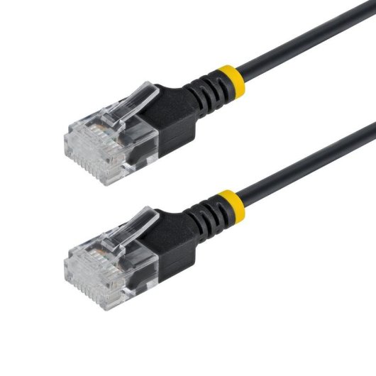 Netzwerkkabel Cat6a StarTech 3m ultraflach UTP schwarz