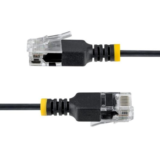 Netzwerkkabel Cat6a StarTech 3m ultraflach UTP schwarz
