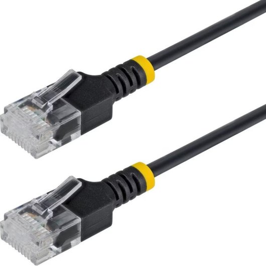 Netzwerkkabel Cat6a StarTech 3m ultraflach UTP schwarz
