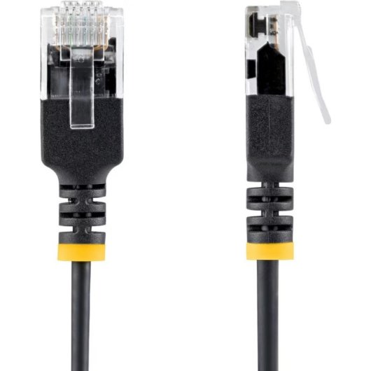Netzwerkkabel Cat6a StarTech 3m ultraflach UTP schwarz