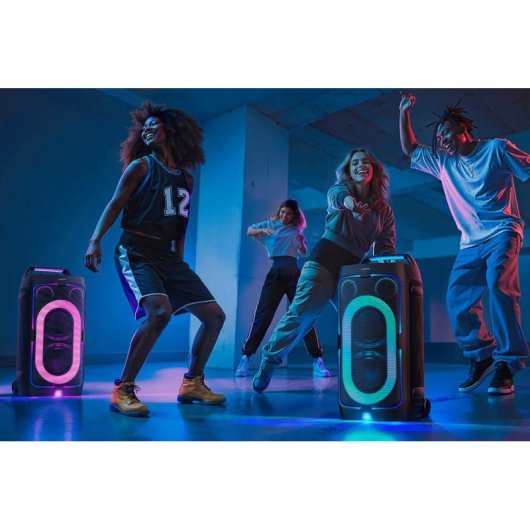 Colunas Samsung Party sem fios 240W Bluetooth 5.4 com luzes LED