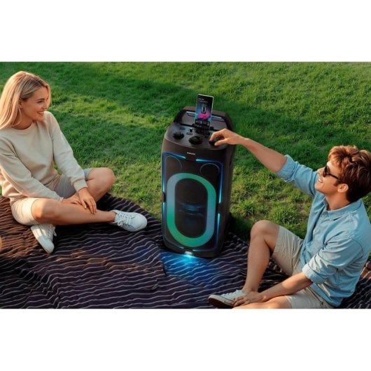 Colunas Samsung Party sem fios 240W Bluetooth 5.4 com luzes LED