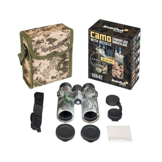 Prismáticos Levenhuk Camo 10x42 con retícula