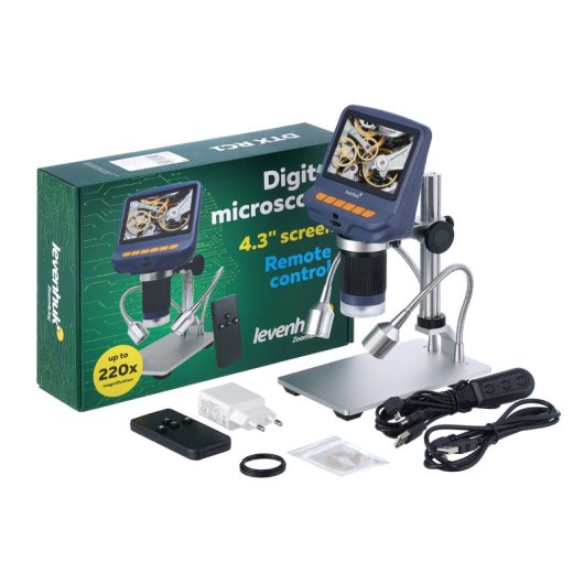 Mikroskop Levenhuk DTX RC1 Digital Optisch Fernbedienung Präzision