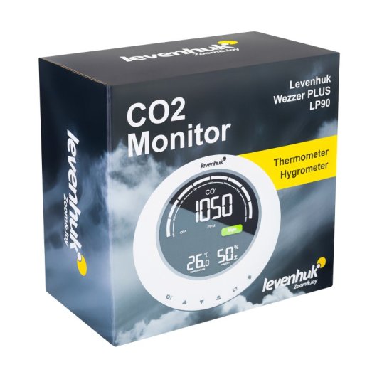 Medidor De Co₂ Levenhuk Wezzer Plus Lp90