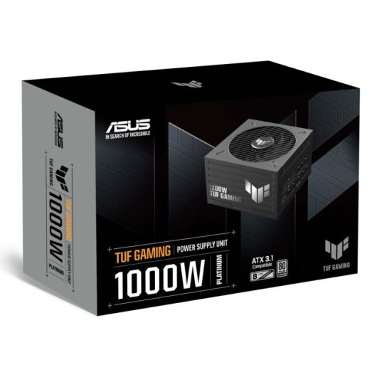Fuente de alimentación ASUS TUF-GAMING-1000P 1000W 80 PLUS Platinum modular