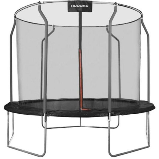 Trampolin HUDORA 300V 9 Beine 120 kg Schwarz/Rot