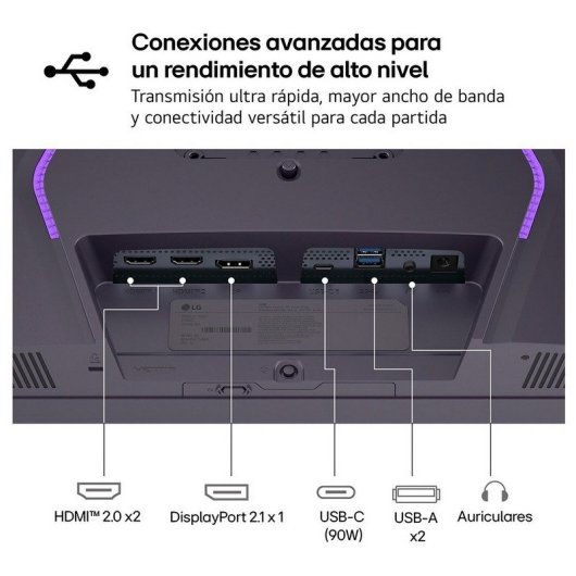 Monitor LG UltraGear 27GM950B-B 27'' IPS Hyper Mini LED, 5K, 165 Hz/330Hz 1 ms, HDR1000, USB-C 90W