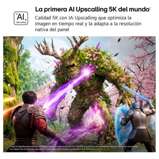 Monitor LG UltraGear 27GM950B-B 27'' IPS Hyper Mini LED, 5K, 165 Hz/330Hz 1 ms, HDR1000, USB-C 90W